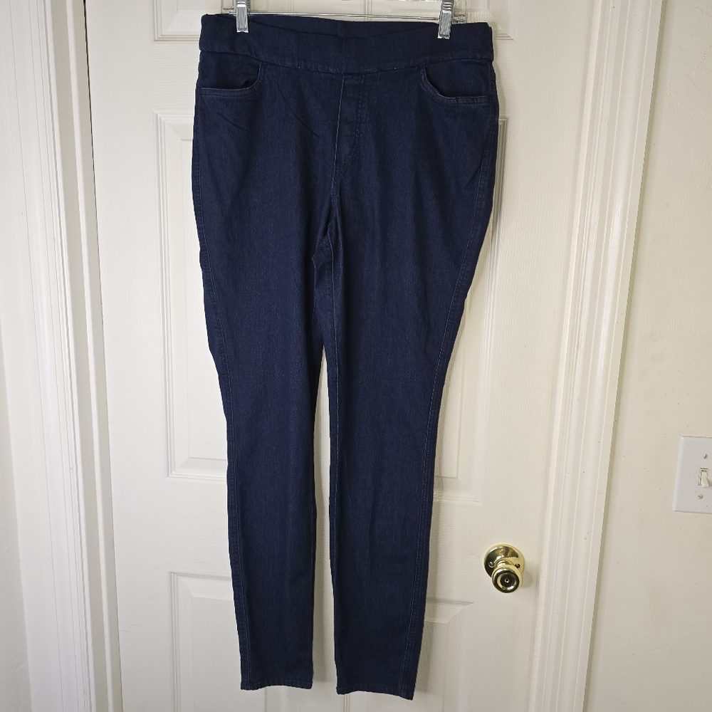 Womens Columbia Pull On‎ Dark Blue Jeans L